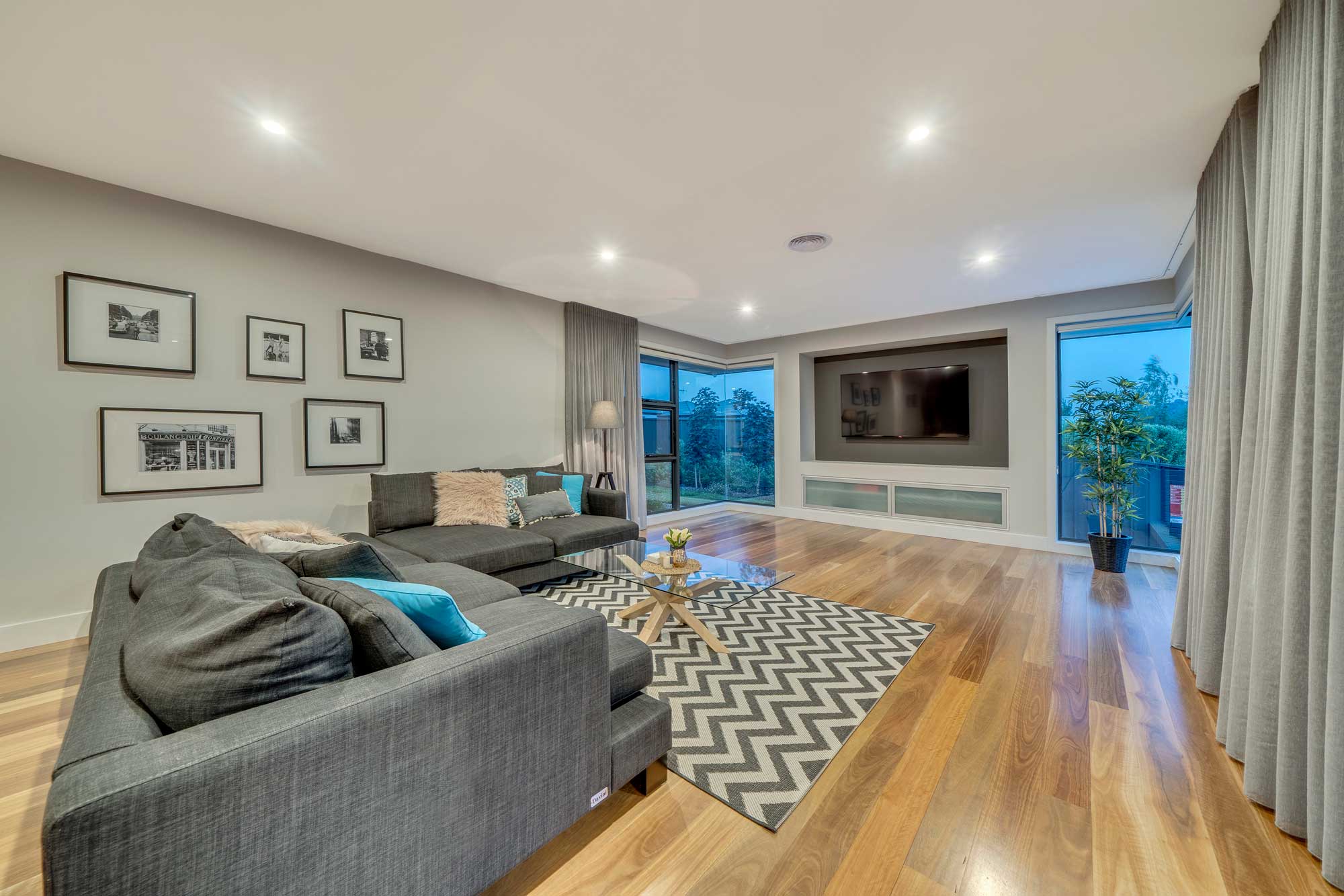 Inviting finished living room from an ARP Constructions project